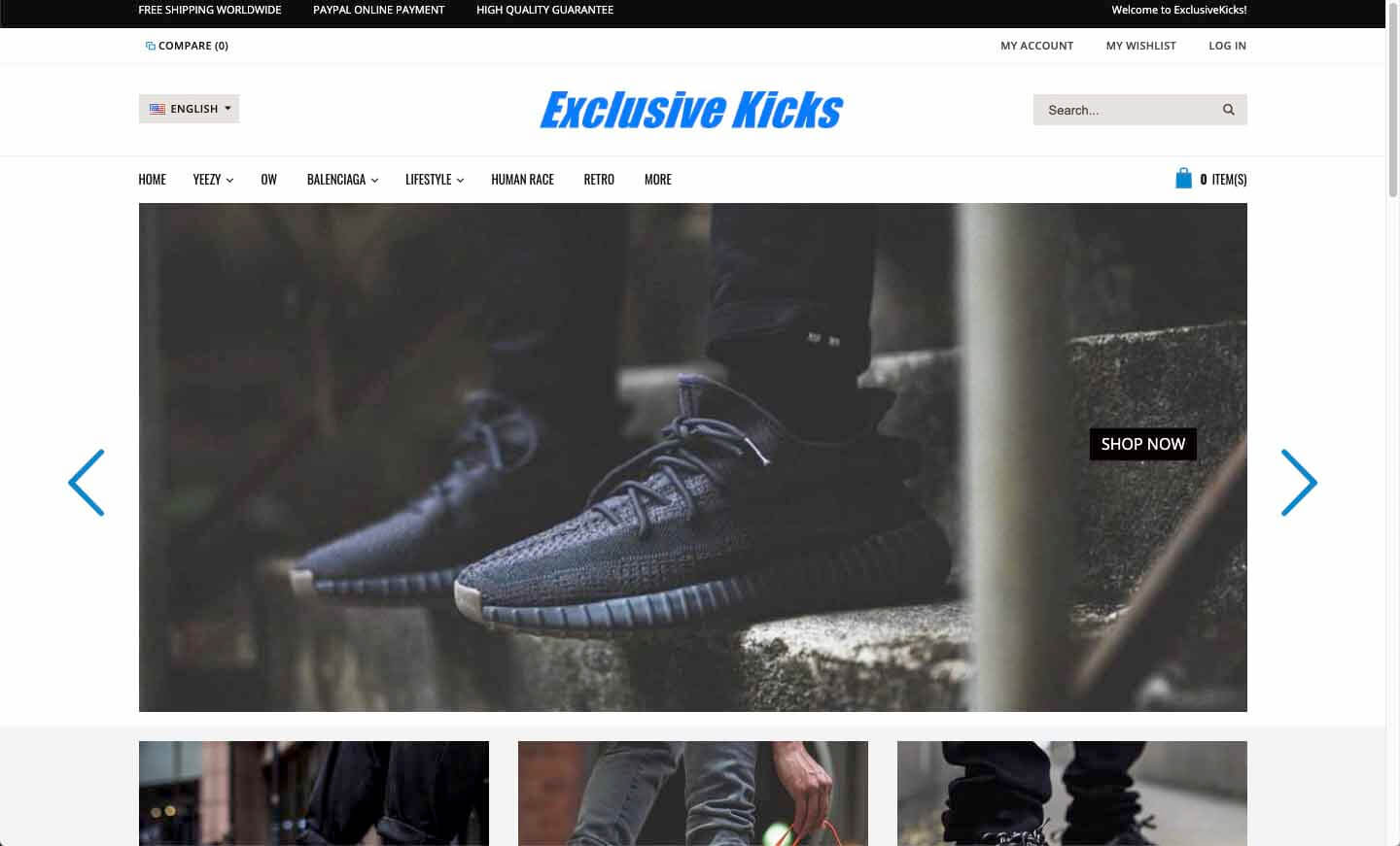 fake yeezy websites